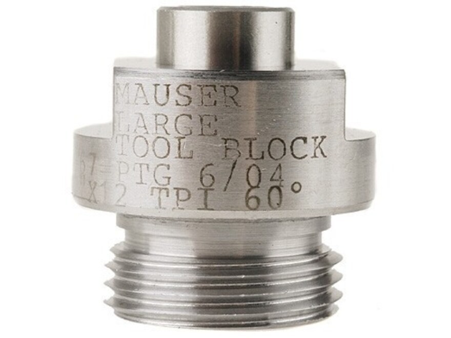 PTG Bolt Face Truing Cutter Guide Mauser 1.10"-12 Thread 60-Degree