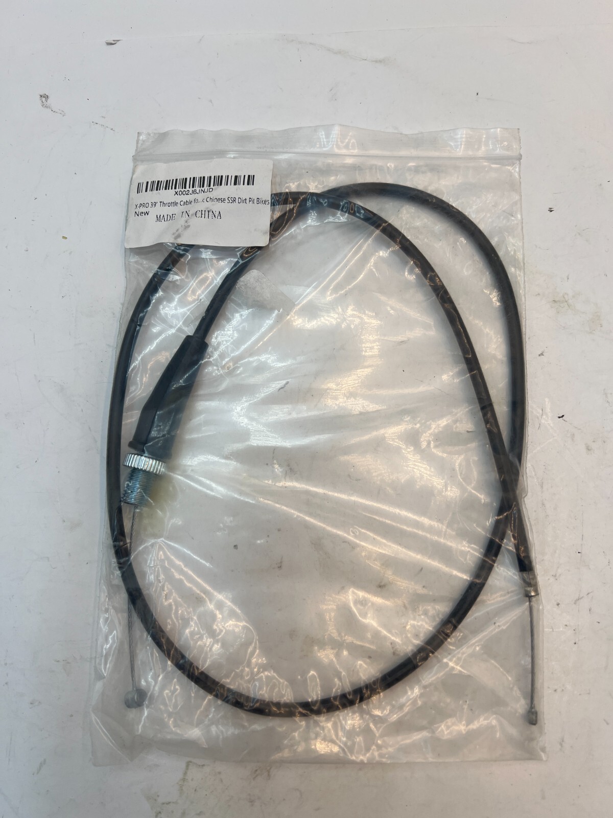 (Qty 5) X-Pro 39" THROTTLE CABLE 50CC 70CC 90CC  - PIT BIKES DIRT STRAIGHT TIP