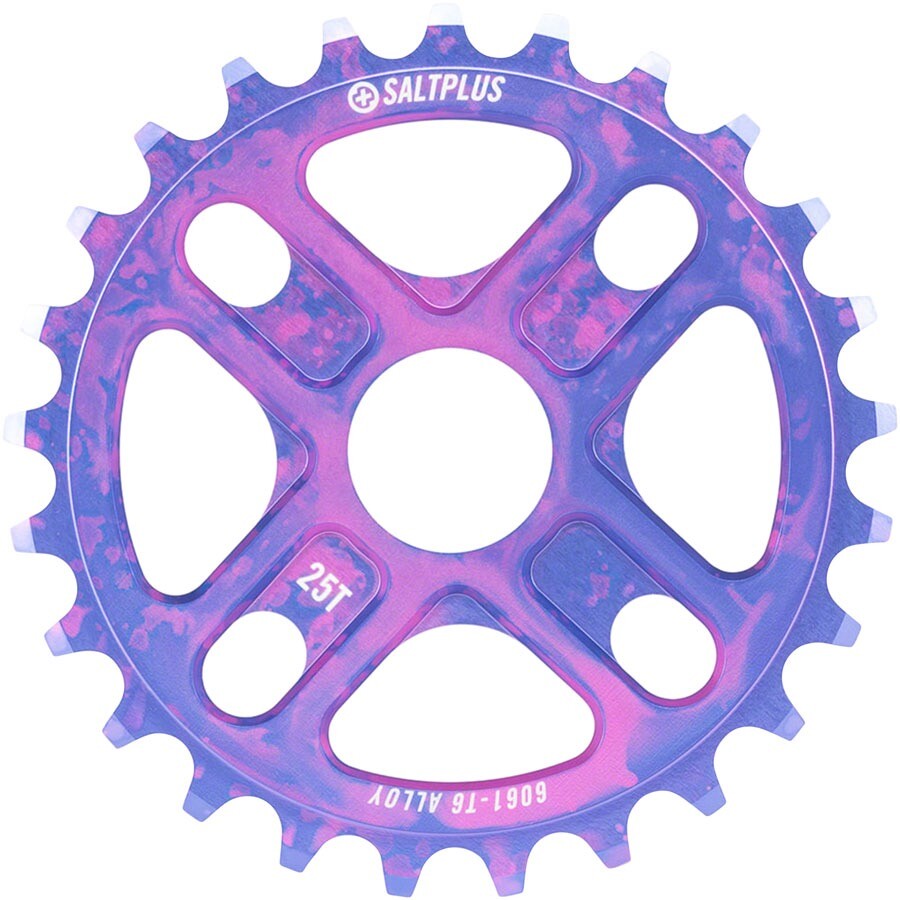 SALT PLUS BMX BICYCLE SPROCKET NEBULA PURPLE 25T ODYSSEY CULT FIT