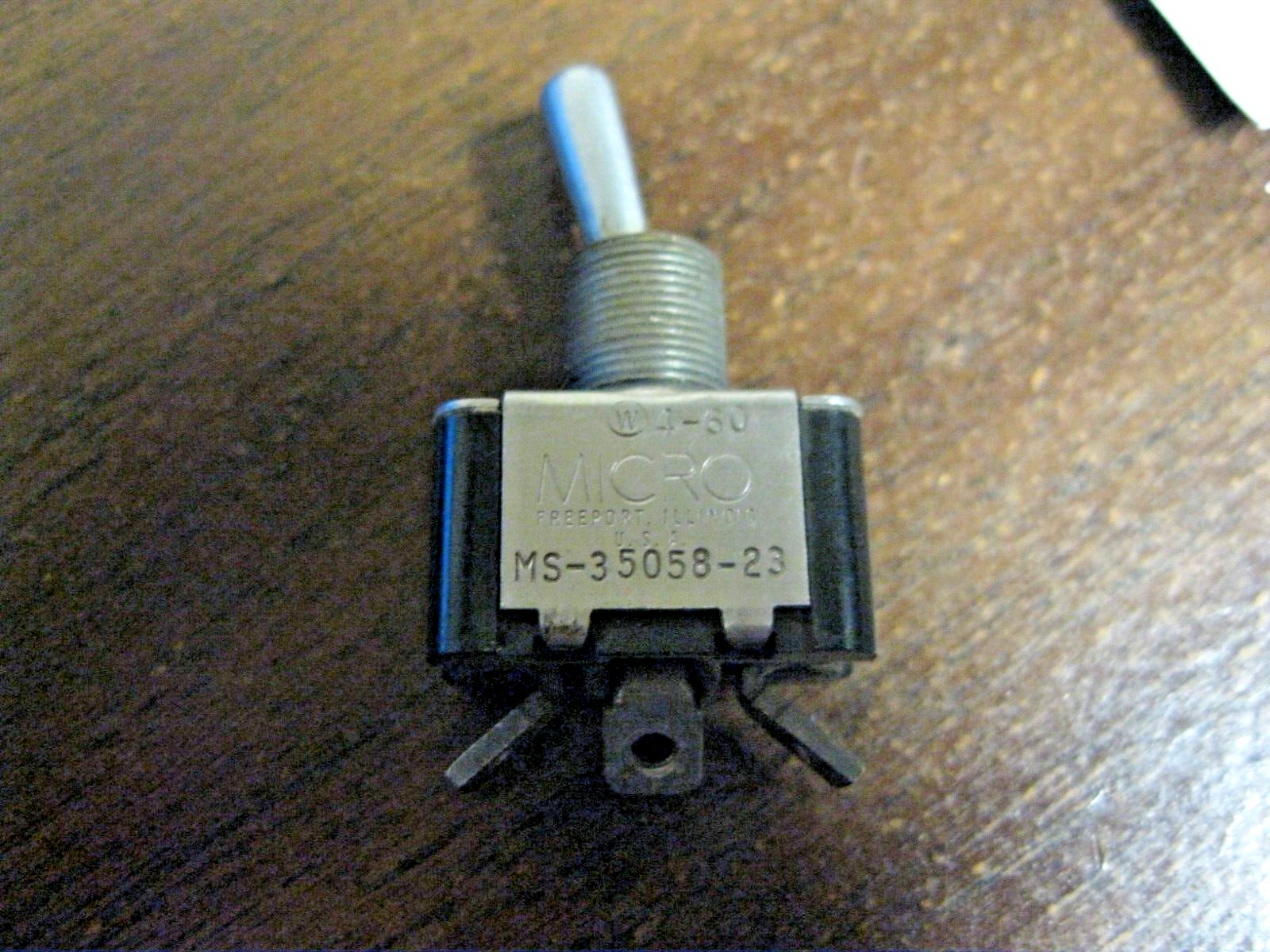 Used  MS35058-23 Switch toggle
