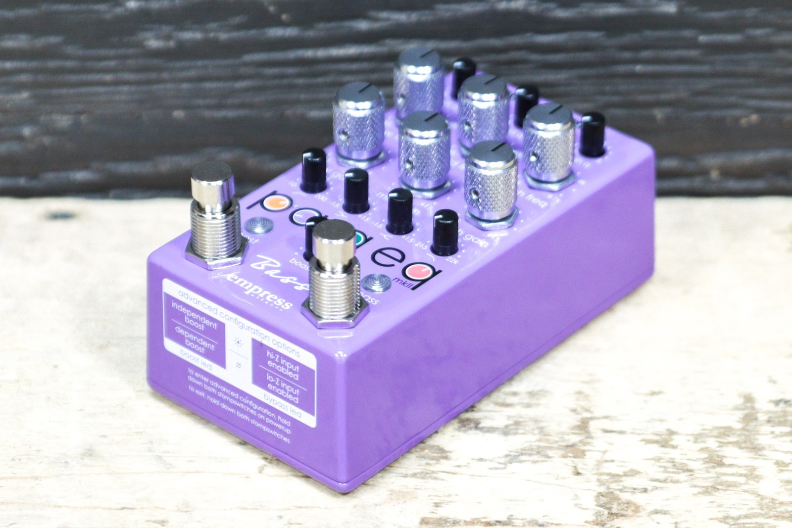 Empress Effects Bass ParaEQ Studio Grade Parametric Equalizer/Boost Effect Pedal