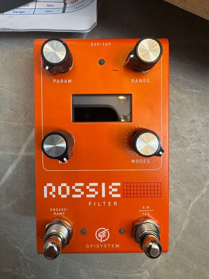 GFI System Rossie Filter Guitar Effects Pedal