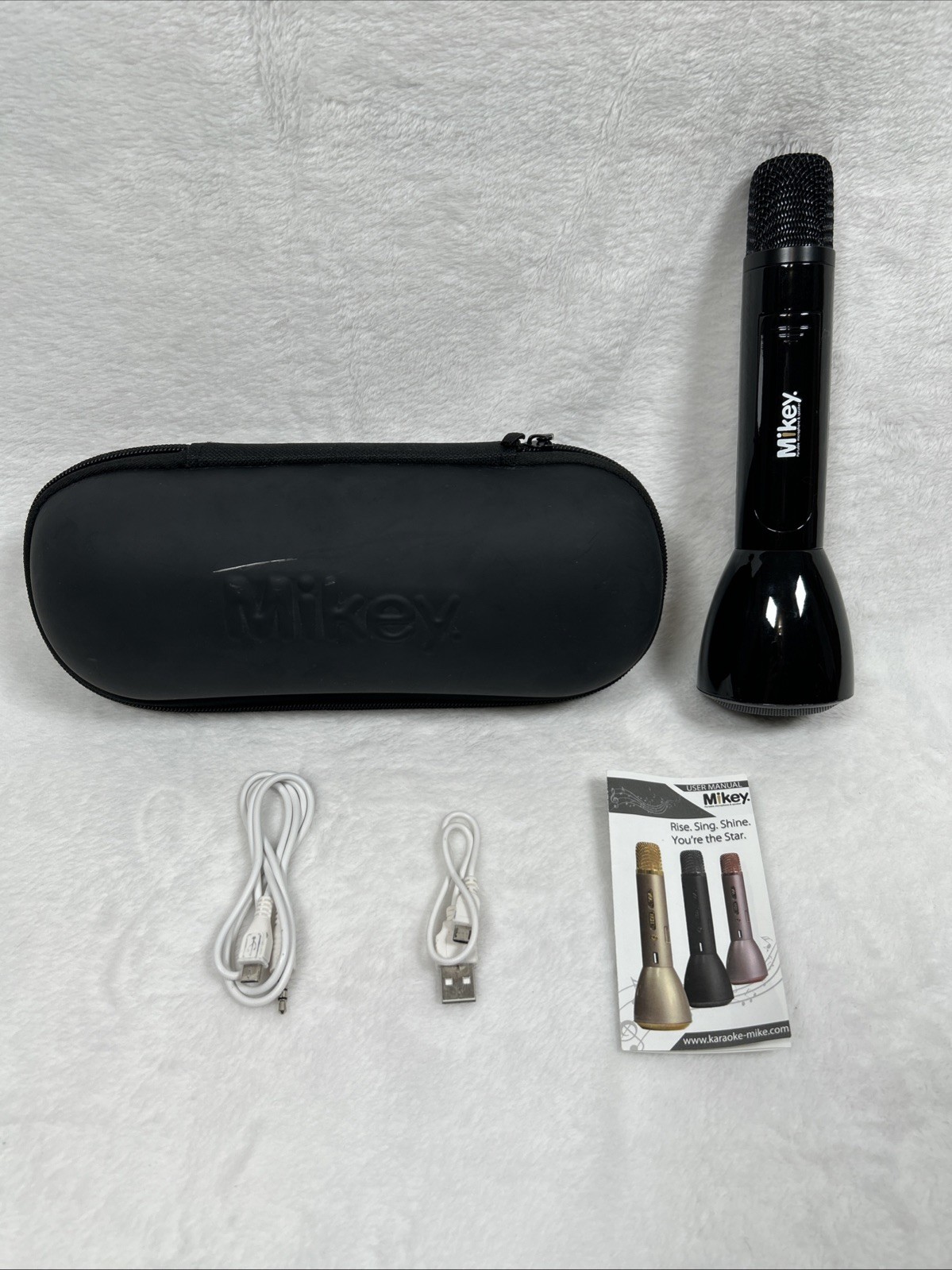 Mikey Wireless Karaoke Microphone And Speaker With Case
