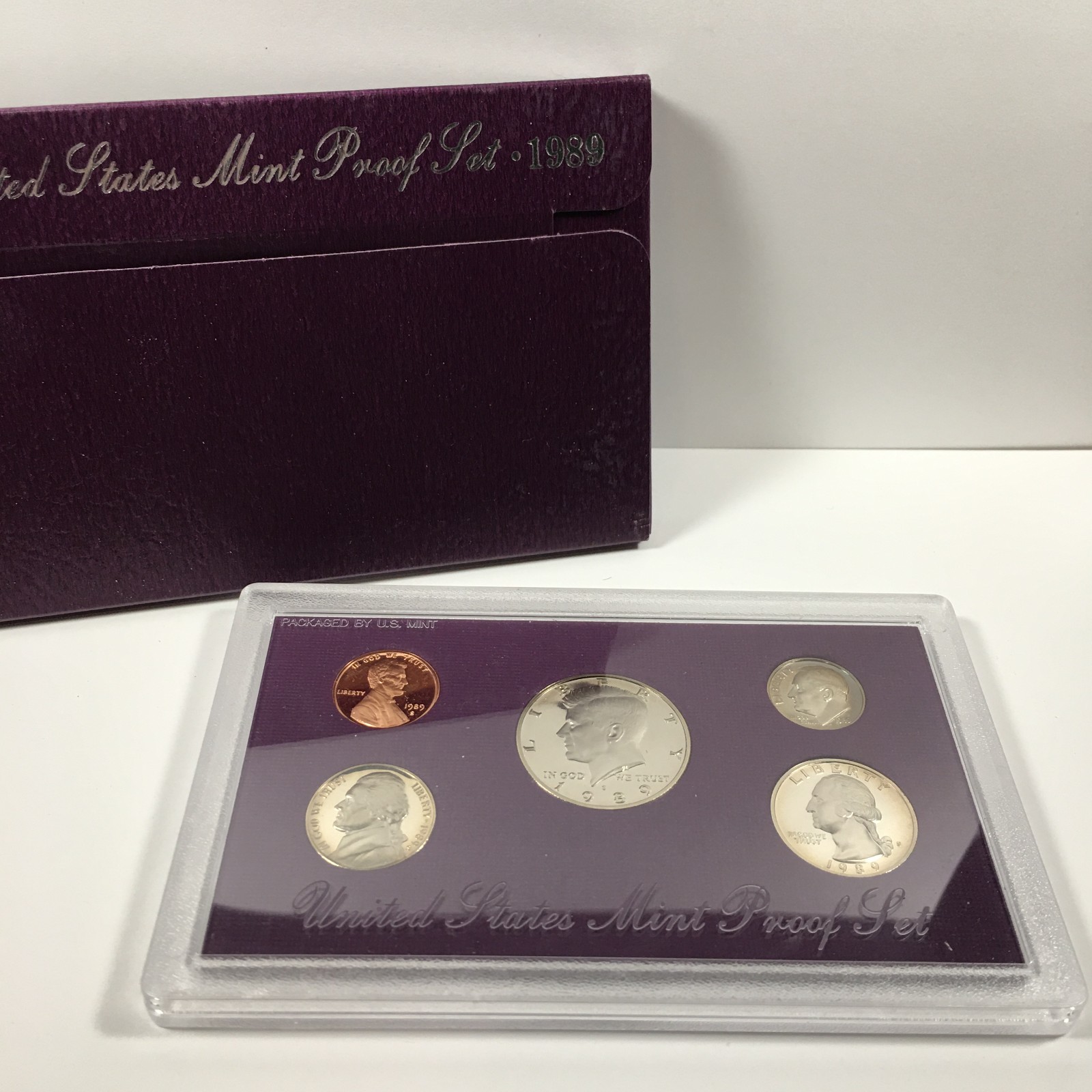 1989-S Clad Proof Set US Mint - Original Government Packing OGP - PS89