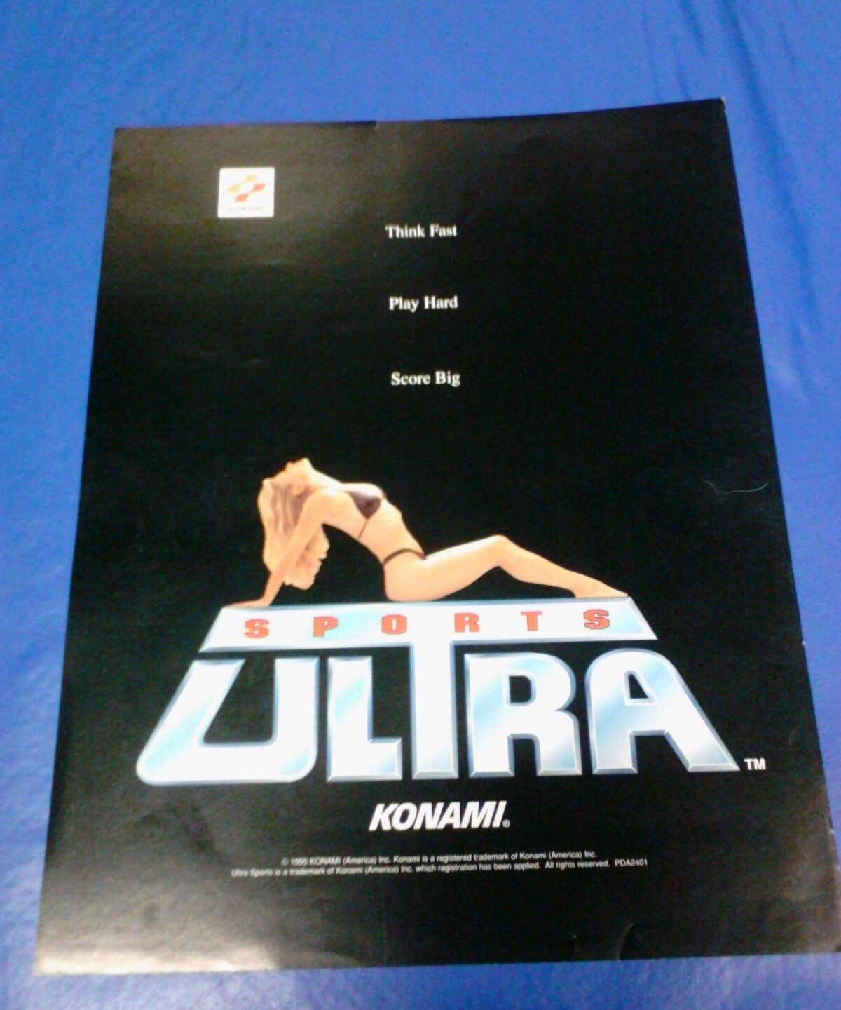 Konami SPORTS ULTRA flyer- good original