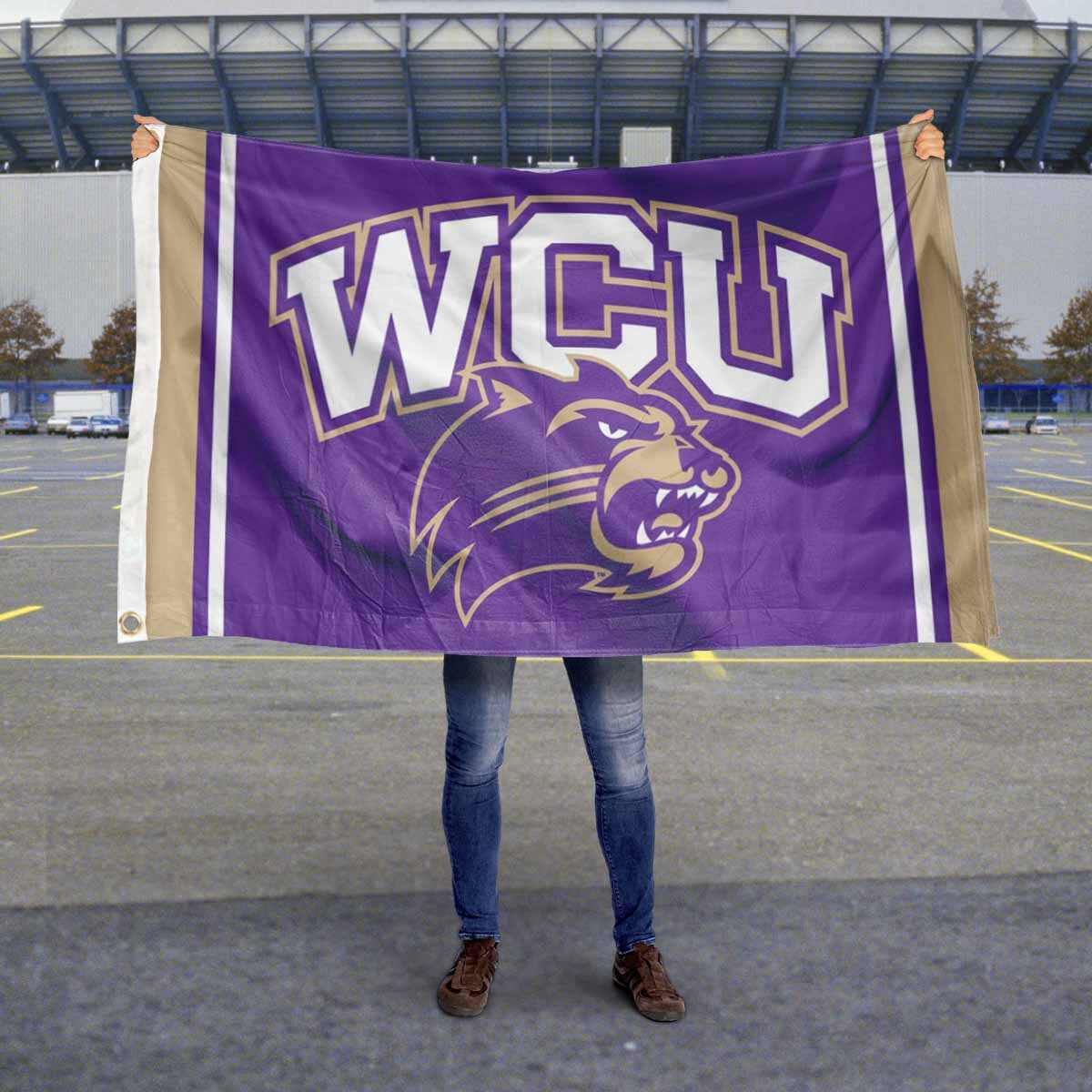 Western Carolina Catamounts Large Outdoor Flag