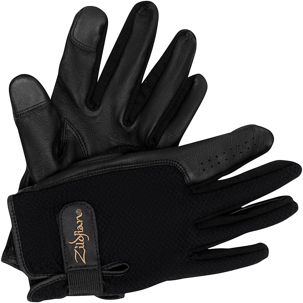 Zildjian Touchscreen Drummers Gloves Small Black