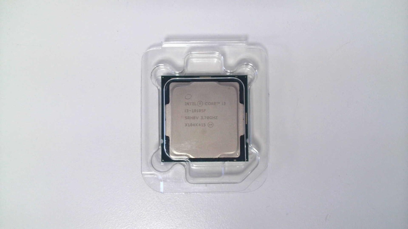 Intel Core i3-10105F 4Core 8Thread CPU 3.7- 4.4GHz 8GT/s 6MB LGA-1200 SRH8V
