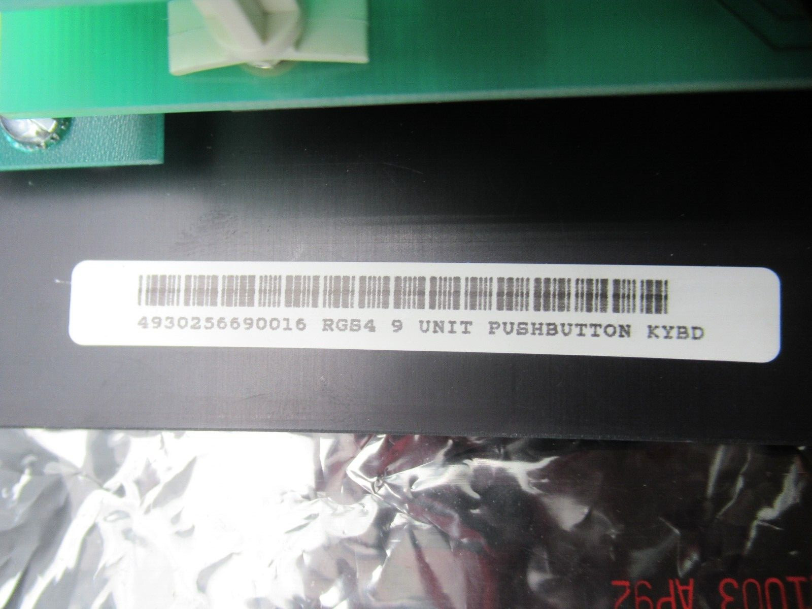 Quad Tech QTI RGS4 Pushbutton Keyboard 9 Unit C920256690010 *Old Stock*