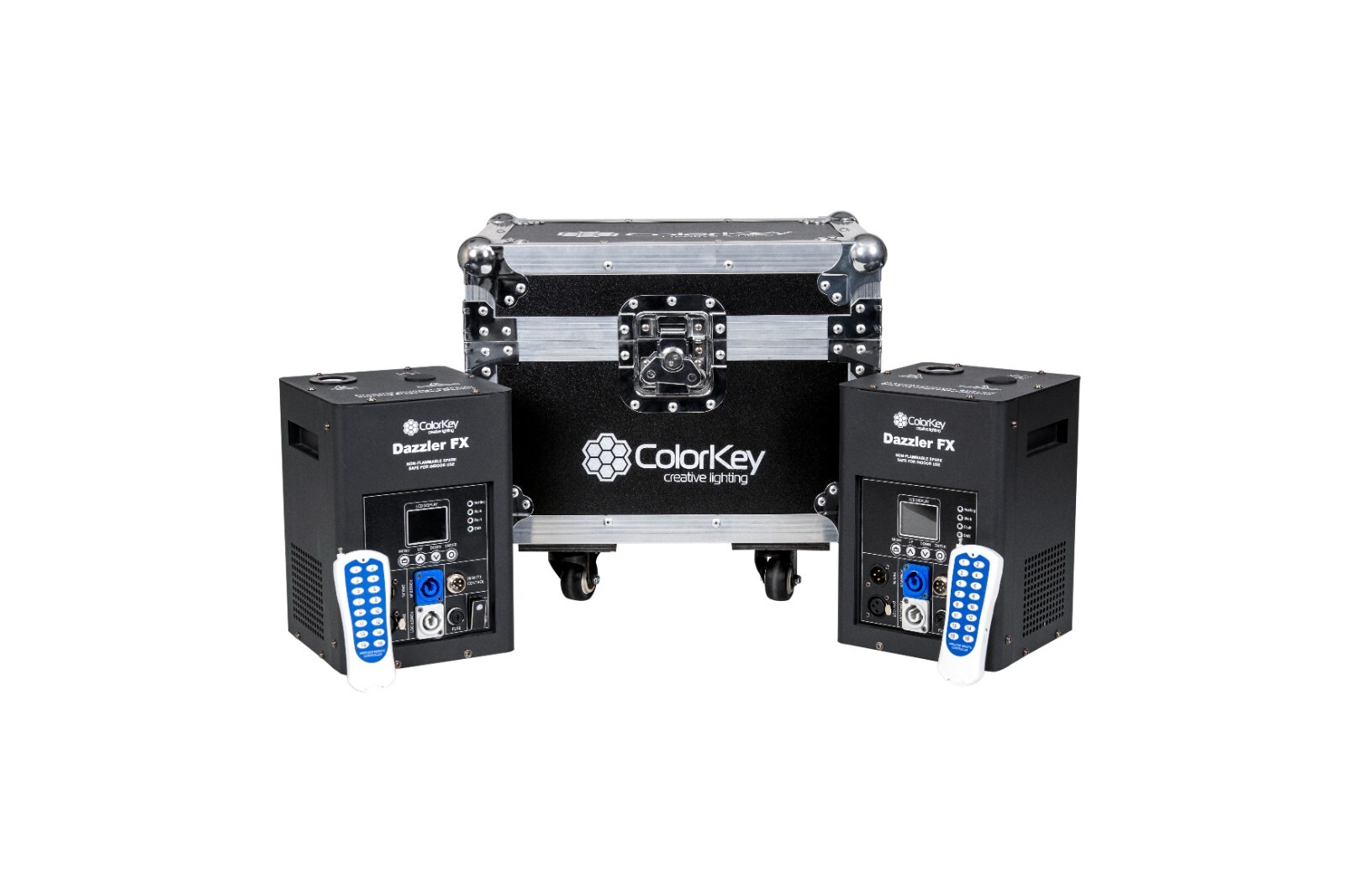 COLORKEY DAZZLER FX 2-PACK WITH ROAD CASE (BLACK)