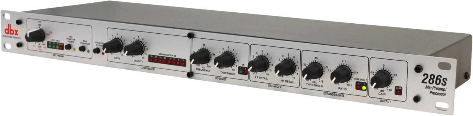 Versatile 286s Channel Strip Processor with Enhancer, Compression & XLR Input