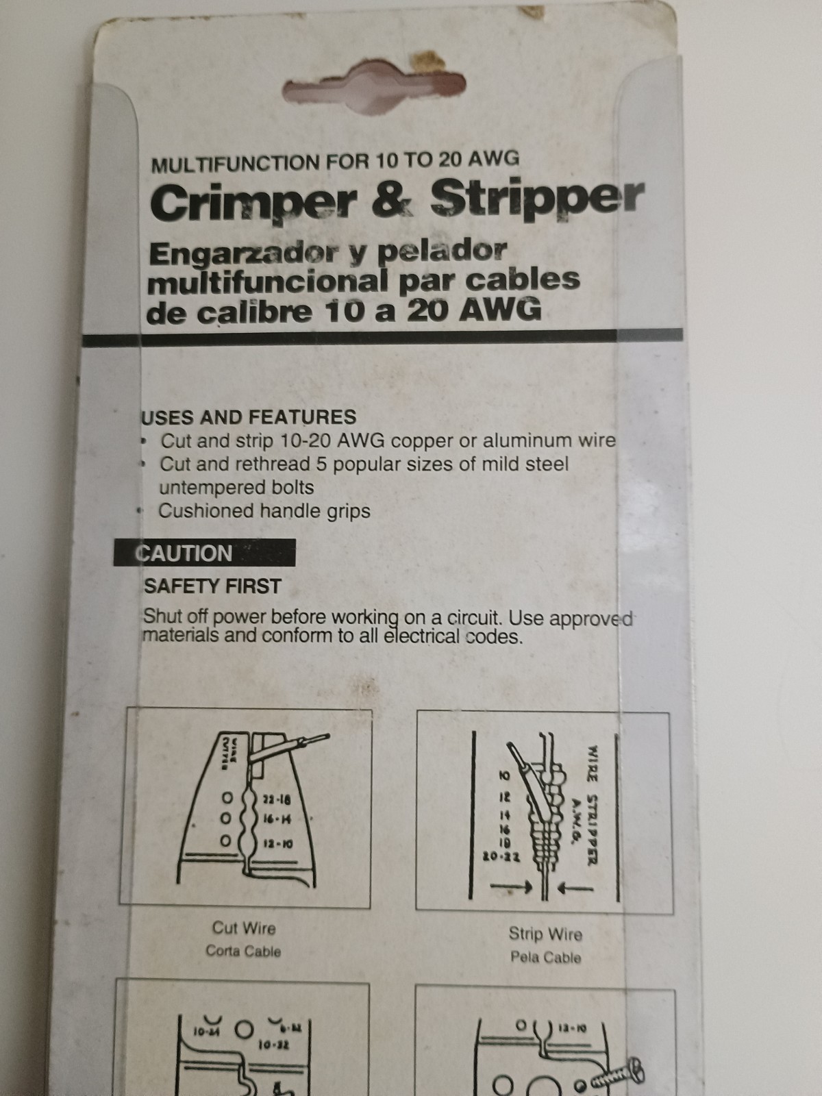 GB GARDNER BENDER GS-66 crimper and stripper multi-function 10-20 AW