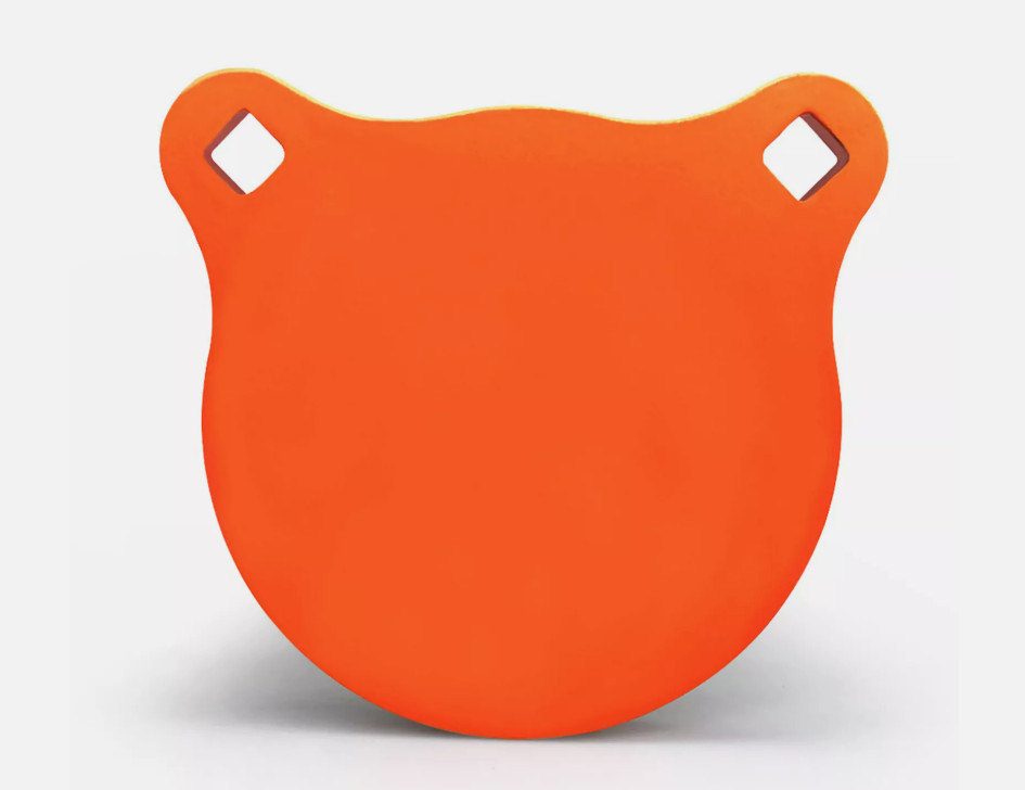 Highwild AR500 Steel Target 6" x 3/8" Gong Shooting Metal Target - Neon Orange