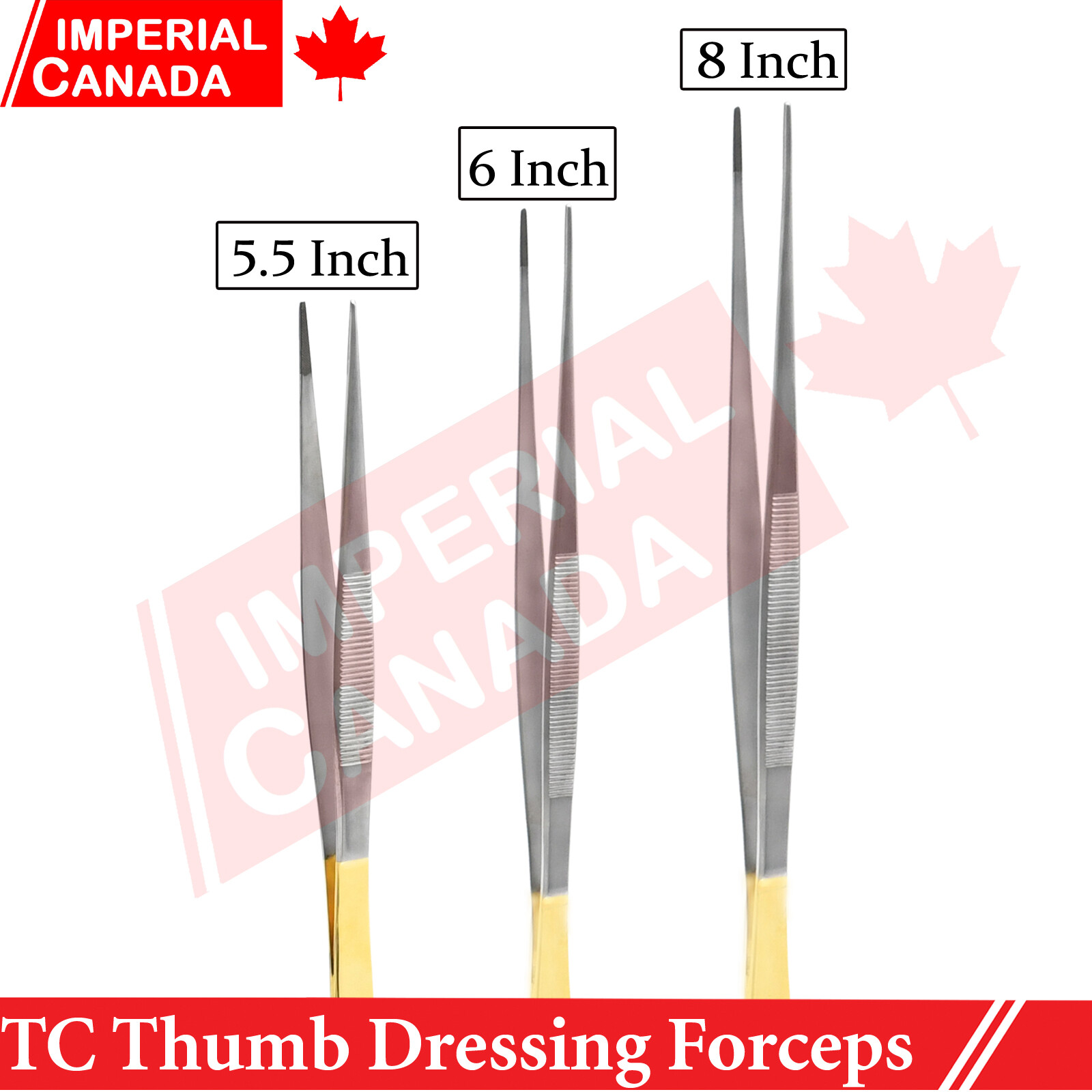 TC Thumb Dressing Forceps Tweezers Straight Cross Serrated Surgical Inst DS-2381