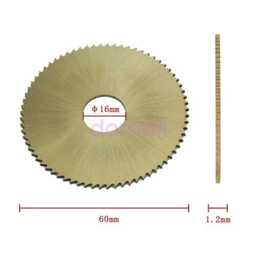 60*16*1.2mm key cutter saw blade for 238BS/ 238RS key copy cutting machine
