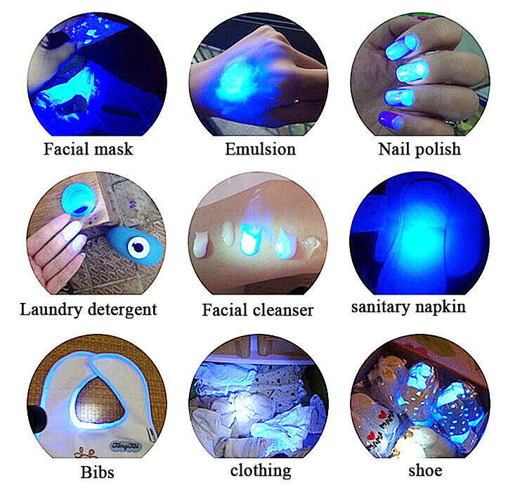 Super Bright 120000lm UV Torch Ultra Violet Flashlight Blacklight Light Lamp LED
