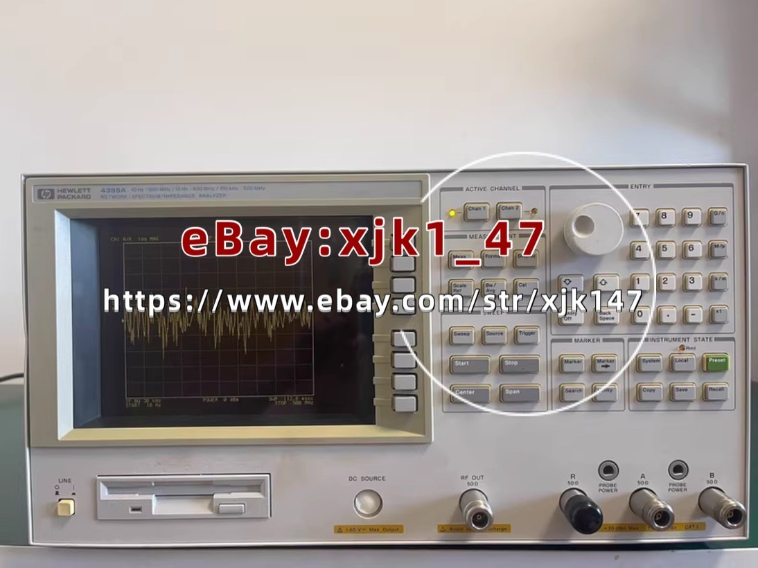 1 PC Agilent Keysight 4395A 10Hz-500Mhz Network Spectrum Impedance Analyzer