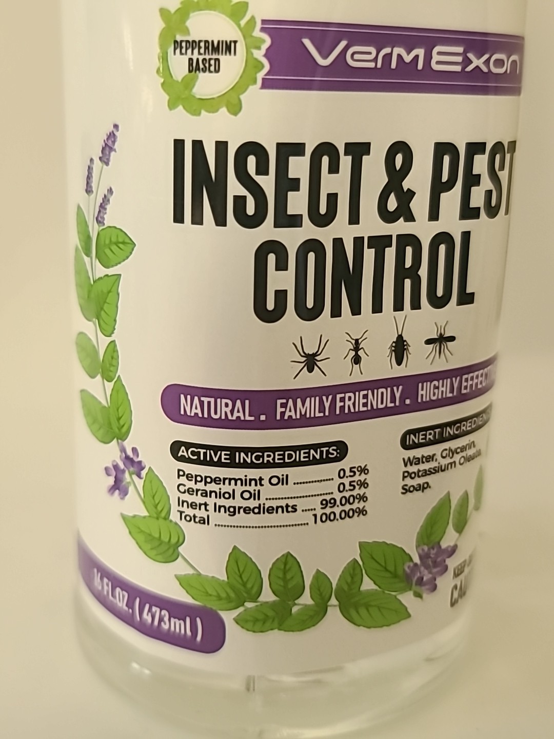 PEPPERMINT OIL Insect & Pest Control Spray – 16Oz NATURAL PLANT-BASED Bug Killer