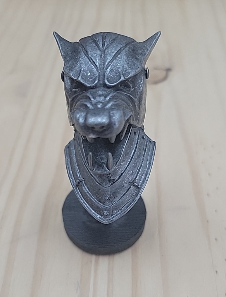Mini 4" Metal Replica Helm - The Hound - Game of Thrones
