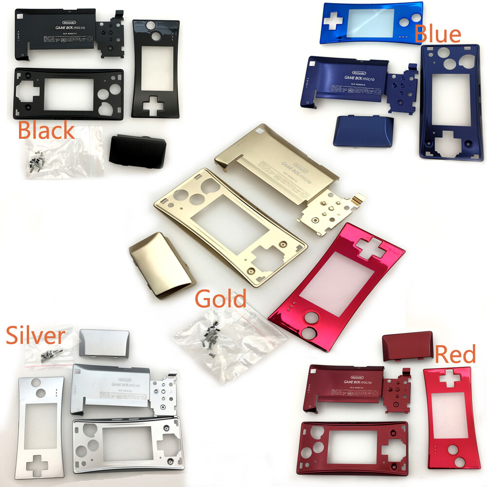 5 Colors GBM Full Housing Shell Case Cover W/Screw for Nintendo Gameboy Micro