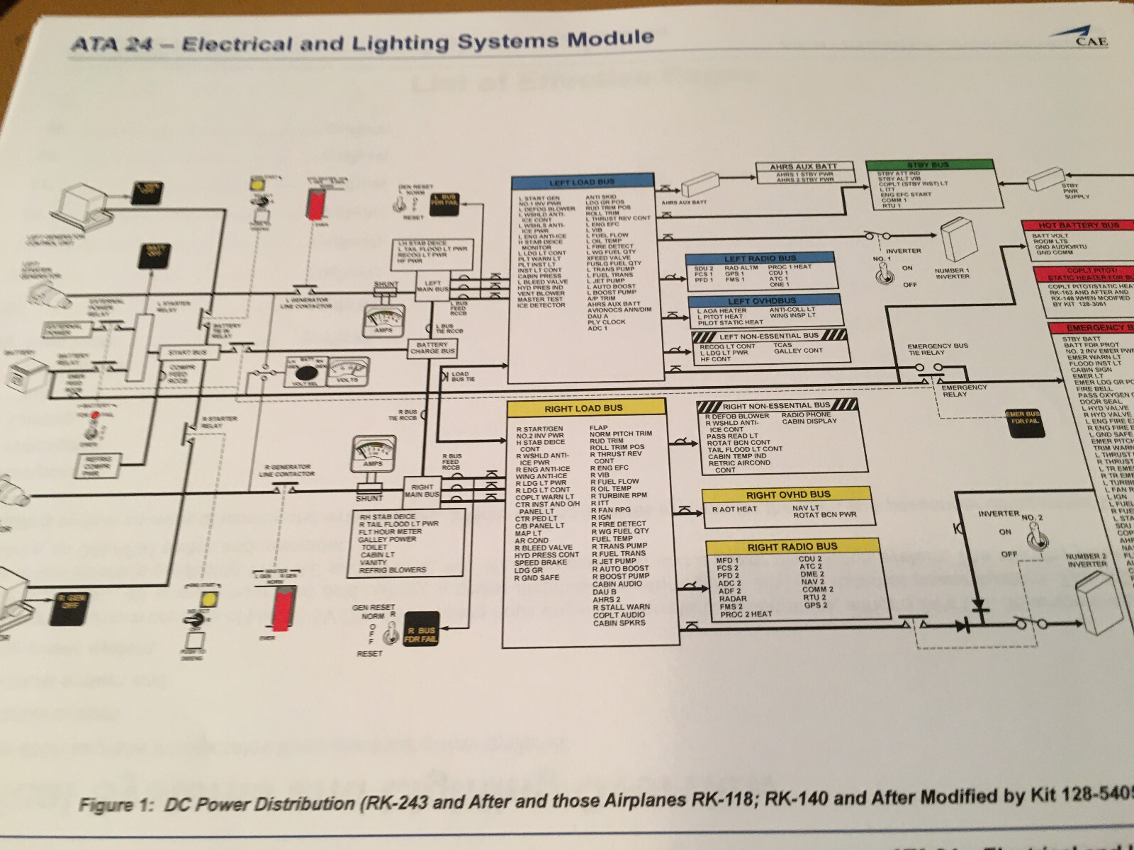BeechJet 400A Electrical & Lighting Systems Booklet Manual