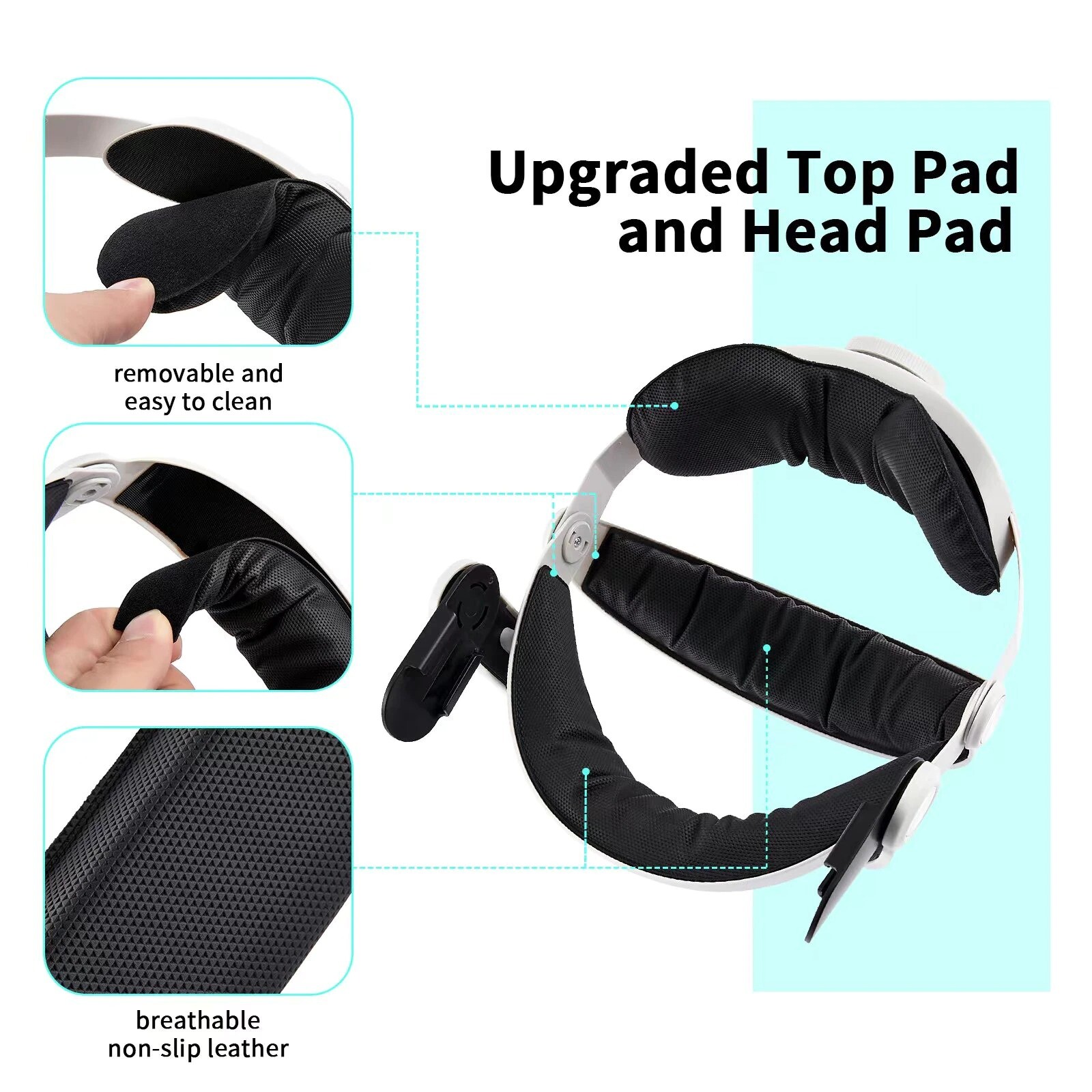 Adjustable Head Halo Strap for Meta Oculus Quest 2 VR Headset Accessories