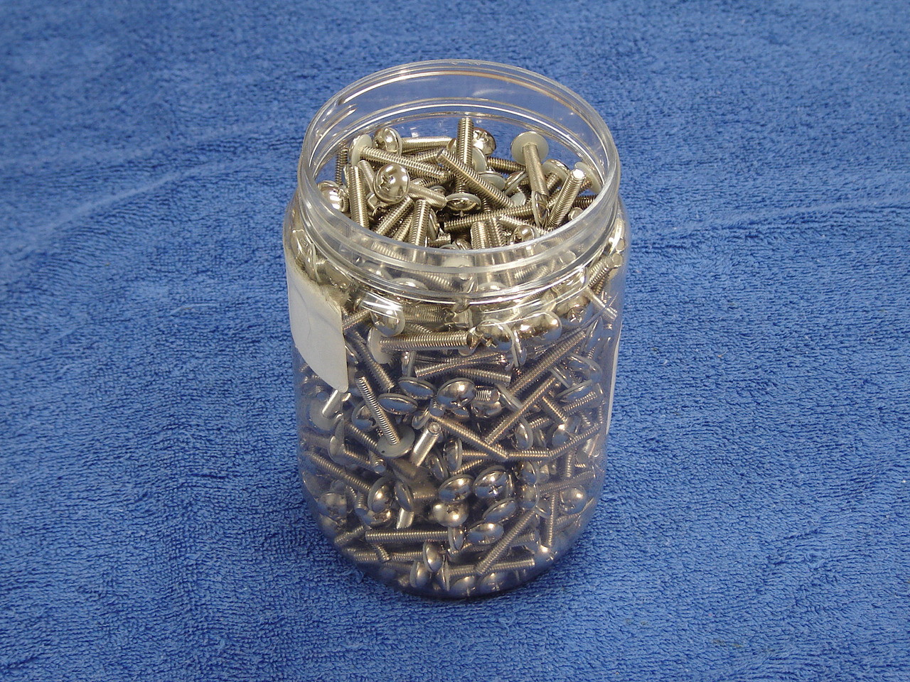 Chrome #10-32 x 1" Rack Screws with Attached Washers (Pack of 25)