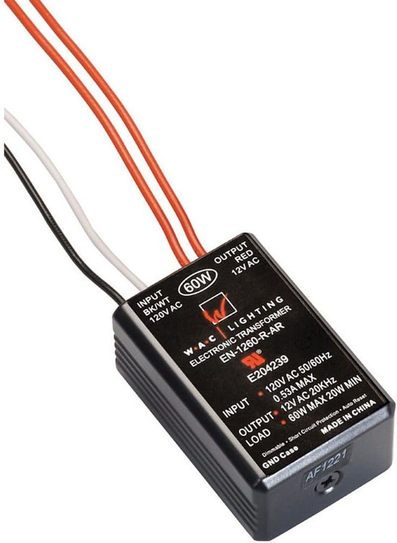 EN-1260-R-AR Electronic Transformer, 120V - 12V 60W Max