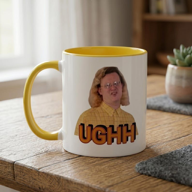 James Love on the Spectrum Ughh Mug, Ceramic Coffee Cup