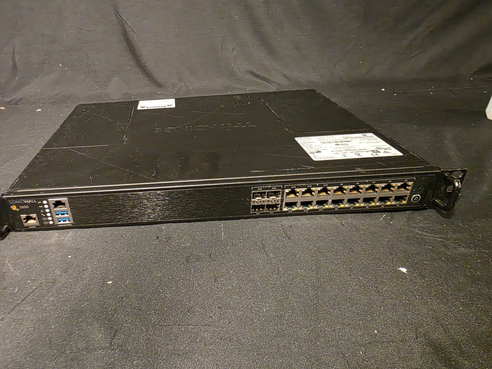 SonicWALL NSA 2650 Network Security/Firewall Appliance