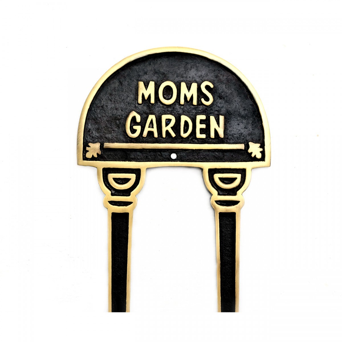 Moms Garden Brass Plaque Garden Sign Accent Free Standing Renovators Supply