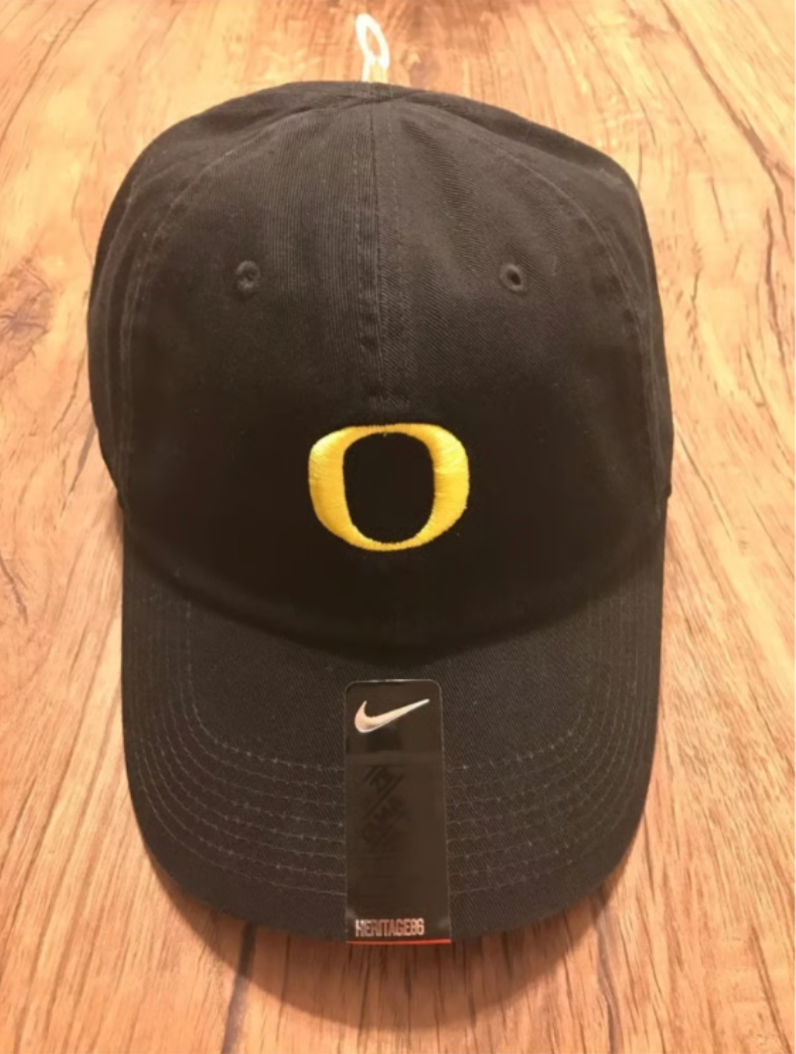 Nike Oregon Ducks Heritage 86 Black Hat 7056