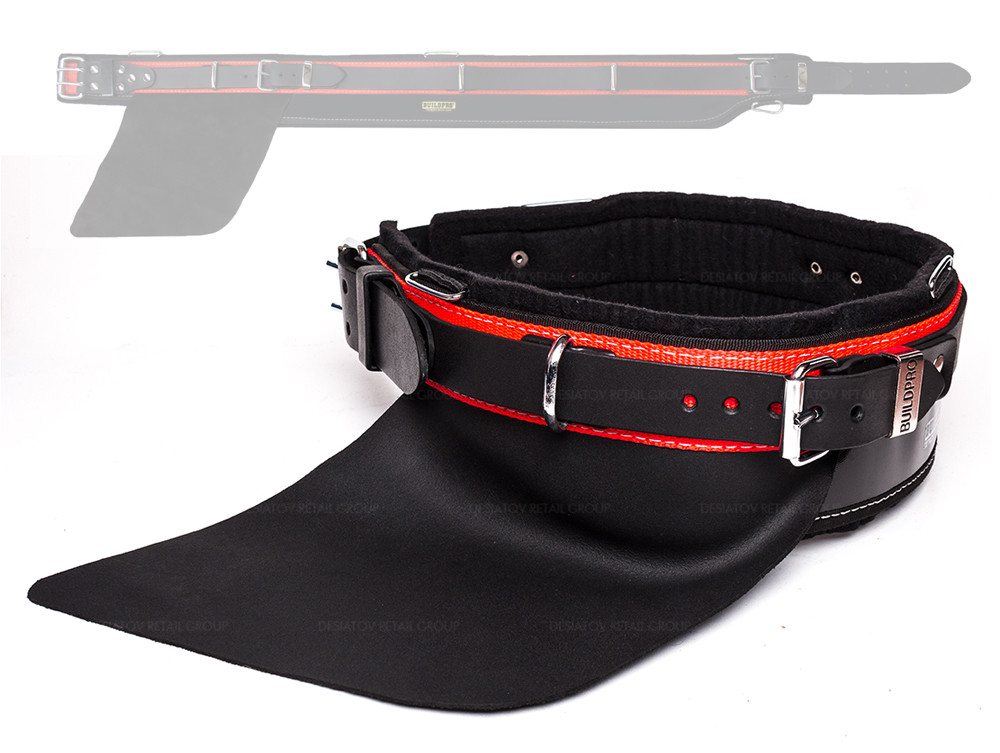 BuildPro Steelfixers Belt 38" Leather Heavy Duty Stitching Back Support LBBSF38