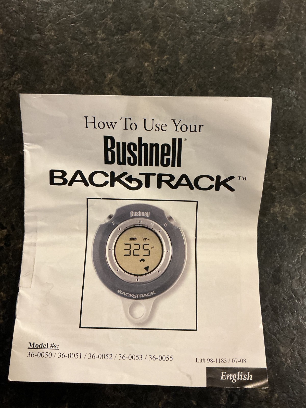 Pink bushnell backtracker