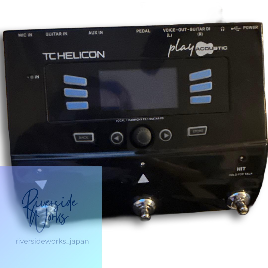 With Box TC Helicon Play Acoustic Pedalboard