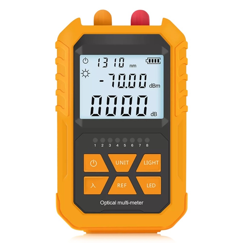Mini Optical Fiber Meter with Rechargeable Design Durable ABS for Testing Use
