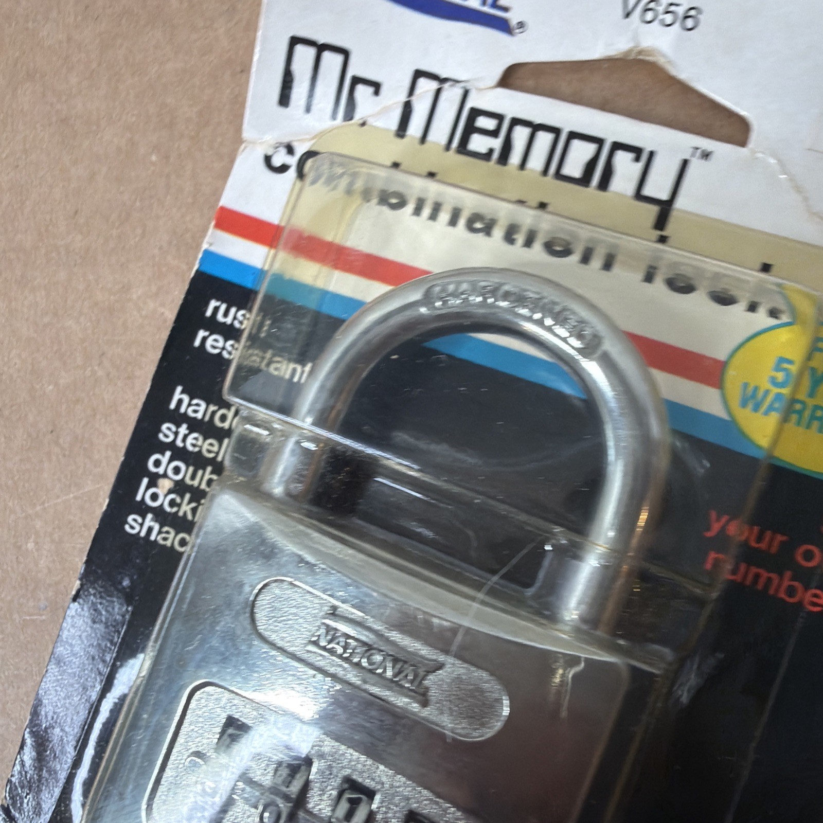 National Mr. Memory Combination Lock V656