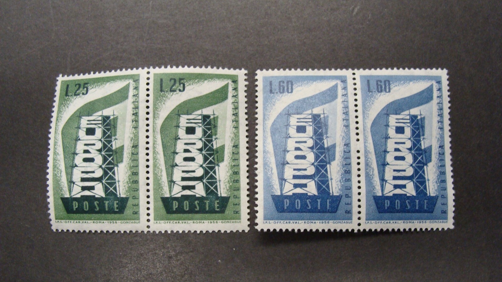 ITALY SCOTT# 715-6 PAIR MNH VF LOT# 78578