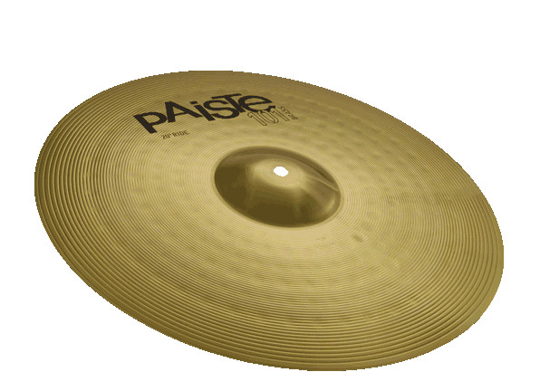Paiste 20" 101 Brass Series Medium Sustain MedHeavy Weight Ride Cymbal 0141620
