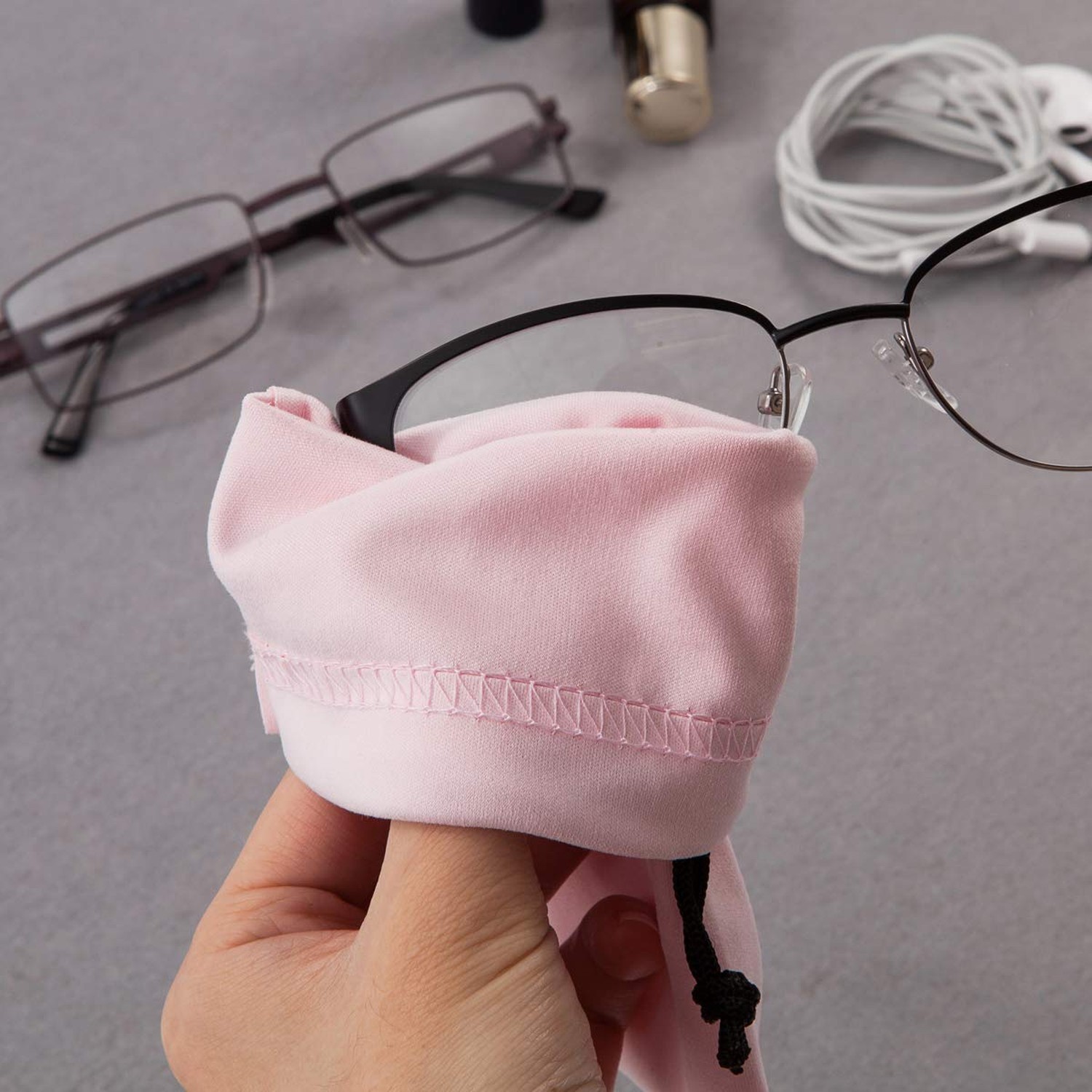 TRIUMPH VISION Soft Eyeglass Pouch 3 Pack - Pouch for glasses Microfiber Scre...