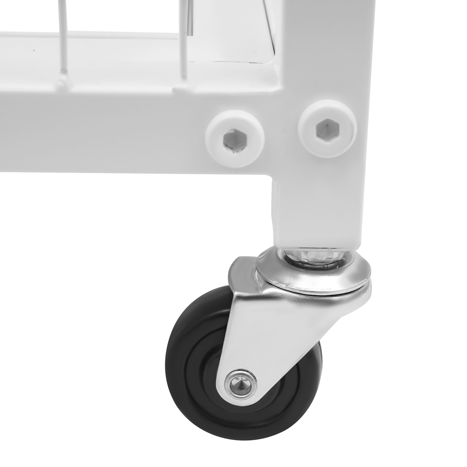 Double-Sided Ribbon Holder, White Ribbon Organizer, Ribbon Storage Display Rack
