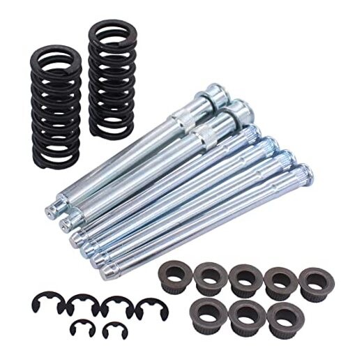 Front Driver and Passenger Side Door Hinge Pin and Bushing kit for Chevy for