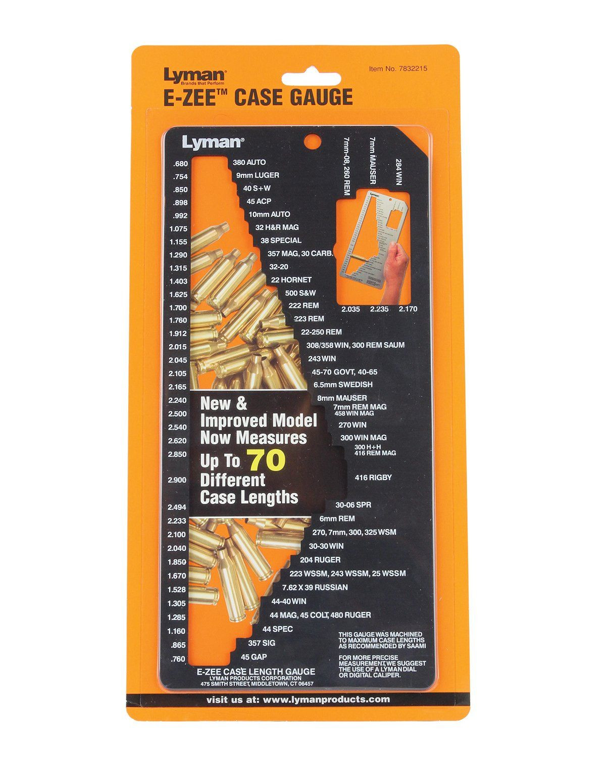 Lyman E-Zee Case Gauge Black
