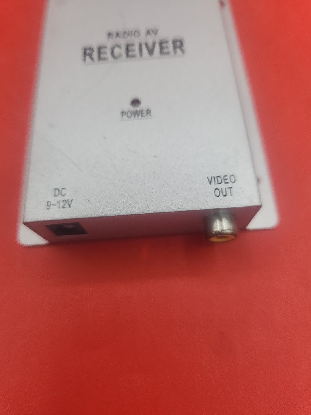 AV Radio Receiver with Power Supply, Designed for Security Camera Systems