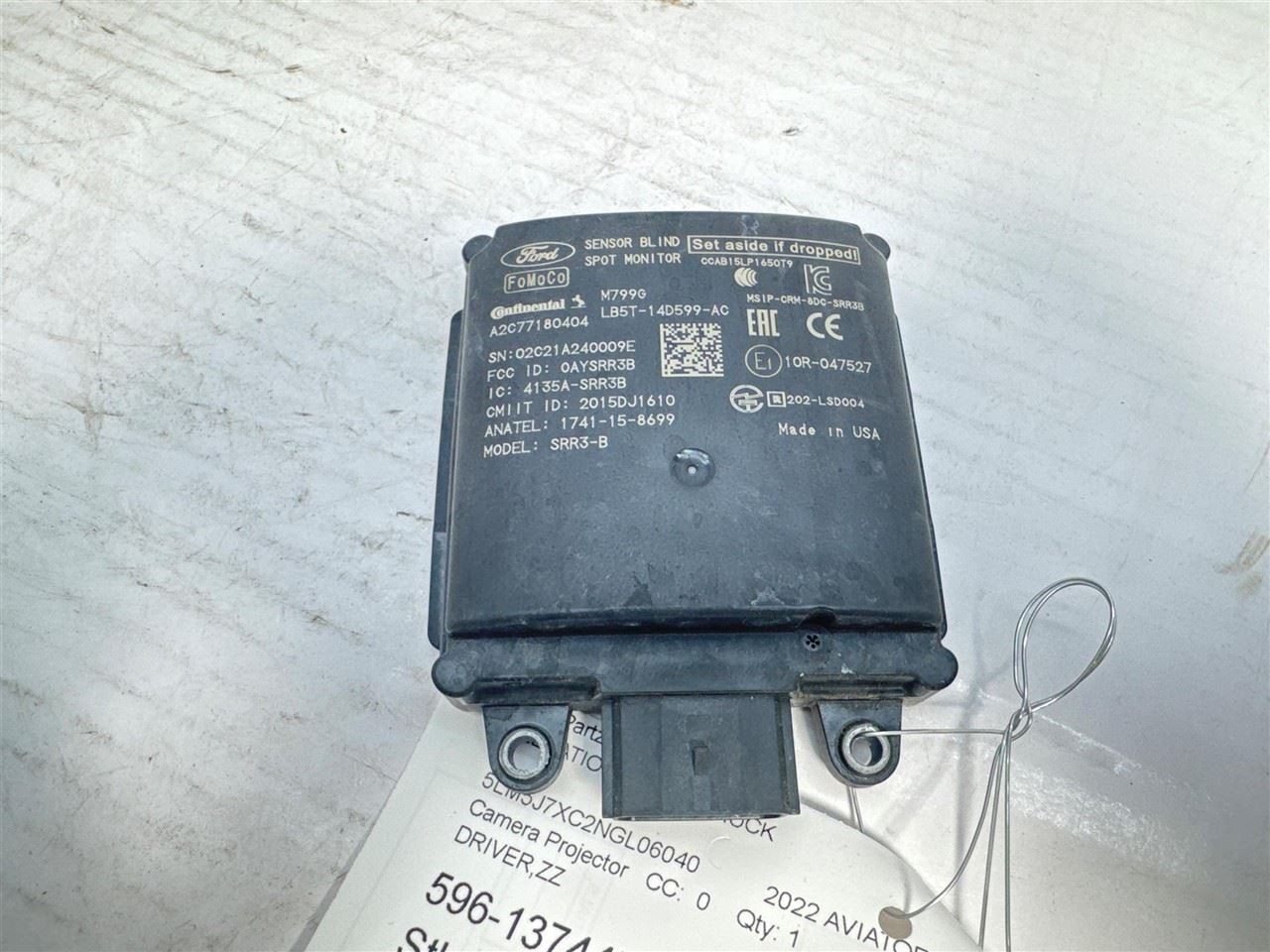 2022 Lincoln Aviator Front Camera Projector Module OEM