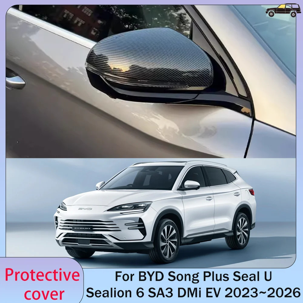 For BYD Song Plus Seal U Sealion 6 SA3 DMi EV 2023~2026 Rearview Mirror Anti Col