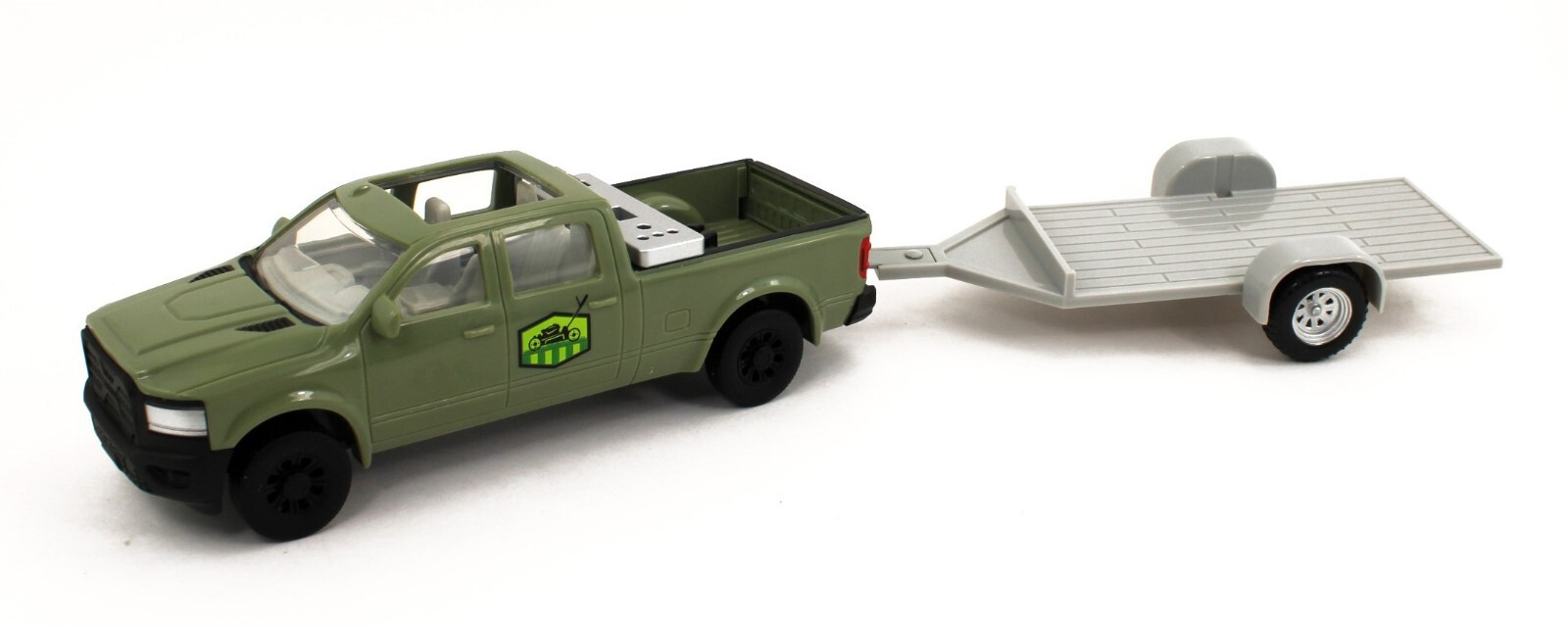 NEW! 1:32 ERTL Crew Cab Pickup Truck w/Utility Trailer