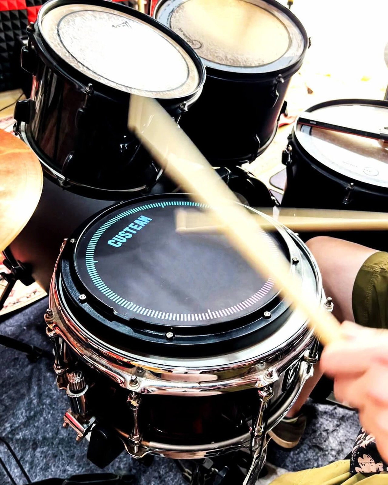 Snare Drum Practice Pad 12inch - Silent Drum Pads - Practice Pads for Drummer...