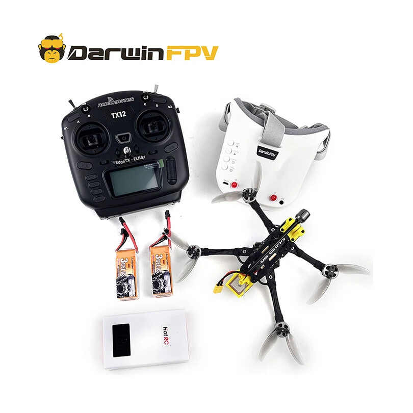 DarwinFPV RTF FPV Kit FoldApe4 Foldable FPV Drone 1504 3800KV Brushless Motor