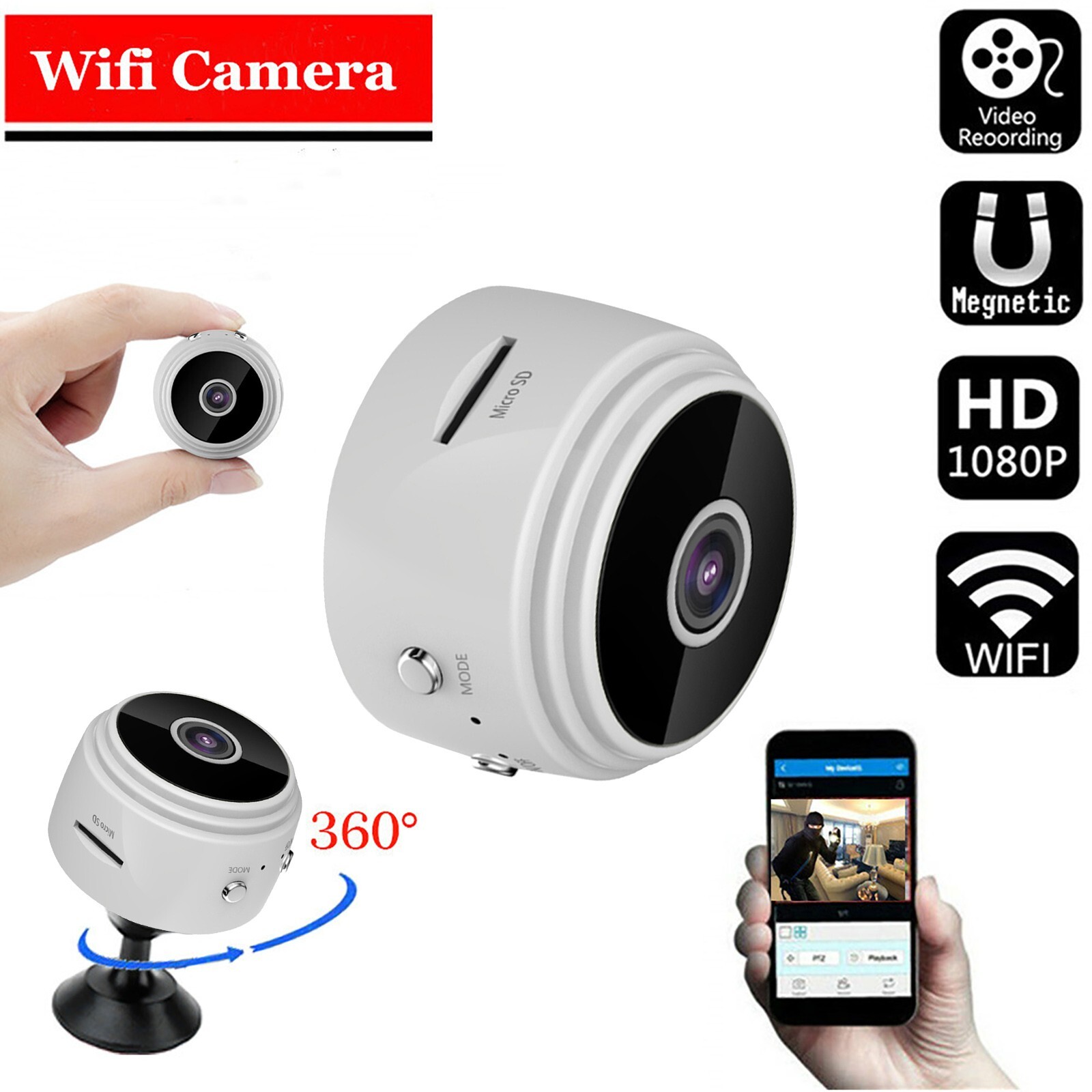 Camtrix Magnetic Mini Security Camera, Camtrix Camera, Camtrix Security Camera